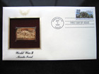 1995 Wwii Manila Freed Gold Stamp Replica World War Ii Golden Cover
