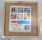 Melissa   Doug 6 Scenes Wooden Cube Puzzle - Pets