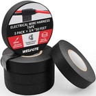 5 Rolls 3 4 Inch X 50 Ft Premium Wiring Harness Tape - High Temp Self-adhesive 