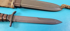 Wwii Us Military M3 Acc Aerial Knife Dagger 8 Groove   Usm8 Scabbard Ww2