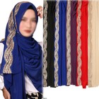 Women s Chiffon Scarves Glitter Muslim Headscarf Shawls And Headwraps Breathable