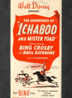 1949 Disney Ichabod Mr Toad Movie Advertisement Headless Horseman Vtg Print Ad