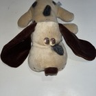 Vintage 1986 Applause Kennel Pup Plush Tan Brown   Black Puppy Dog Stuffed Anima