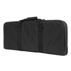 Black 28  Deluxe 2 Gun Padded Case W  3 Gear Pouches For Carbine Rifle Shotgun