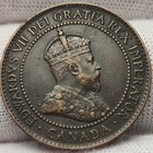 1902 Canada One 1 Cent Edward Vii Large Penny Coin - Gb-02am