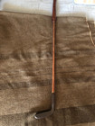 Antique Vintage Wood Shaft Golf Club Wood Wand Brass And  Wood Putter