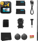 Gopro Max2 360 Action Camera 8k Video Accessory Bundle Extension Pole 64gb Kit