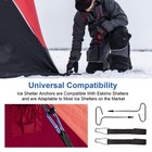 Deluxe Shelter Tie Down Kit 24260 Fit For Eskimo Ice Fishing Tent  Ice Shelte   