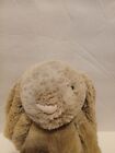 Jellycat Bashful Bunny Rabbit Tan Beige Brown Plush Stuffed Animal 