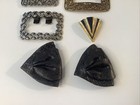 Vintage Shoe Clips Lot Of 6 Tip Toe 383
