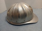 Vintage Aluminum Hard Hat W liner Superlite Fibre-metal 8-rivet