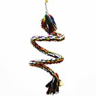 Parrot Hanging Braided Budgie Chew Rope Bird Cage Cockatiel Toy Pet Stand