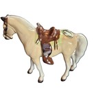 Hagen Renaker Western Horse Miniature Figurine Palomino Pony Green Blanket 2 5 
