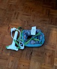 Evenflo Doorway Jumper Green Owls Baby Jumper Bouncer Hang Exerciser Shower Gift