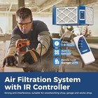 Alorair 360   Intake Air Filtration System 1350cfm Ionizer Shop Dust Collector