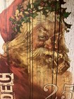 Rustic Santa   Primitive Country Christmas  Handcrafted Plaque   Sign  1