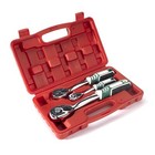 3 Pcs 1 4  3 8  1 2  Drive Ratchet Socket Wrench Handle 72 Tooth Set