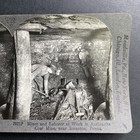 Antique 1928 Coal Miner Mine Scranton Pennsylvania Stereoview Photo Card P1519