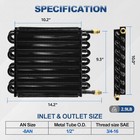 16 Pass 1 2  Transmission Cooler  Air Compressor Aftercooler