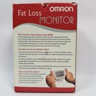 Omron Hbf-306 Fat Loss Monitor Body Fat Analyzer Tested W  Box Manual
