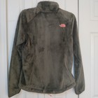 The North Face Jacket Womens M Osito Chocolate Brown Full Zip Fleece Soft Warm