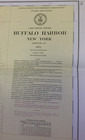 Vintage Noaa 1971 Nautical Chart   314 Of Buffalo Harbor New York Historical Map