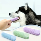1pc 360   Silicone Pet Finger Toothbrush Dog Cat Teeth Cleaning Brush Tool - New