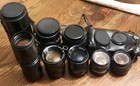 Mixed Lot Of Vintage Camera Lenses - Untested