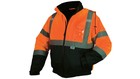 Pyramex Rj32 Series Bomber Jacket  Hi-vis Orange With 2  Silver Reflective Strip
