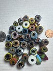 Vintage Millefiori Glass Trade Bead Lot Venetian Mosaic African Murano Style