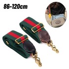 New Crossbody Shoulder Strap Replacement No Logo Green-brown Web Leather