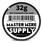 Stainless Steel 316l - 250ft - 32 Gauge Wire 32g - 0 20mm - 0 008in - Master Wir
