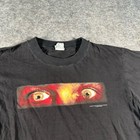 Vintage The X Files Shirt Men Medium Black Tooms Graphic Short Sleeve Horror 90s
