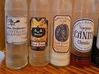 Lot Of 8- Weird Potion Bottles  Squid Ink  Tarantula Hair  Octopus Slime  6 x1 5