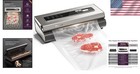 Compact Vacuum Sealer Machine - 90kpa Power   6 Functions  Fresh Food Keeper