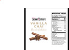 Jordan s Skinny Syrups Sugar Free Coffee Syrup  Vanilla Chai Flavor Drink
