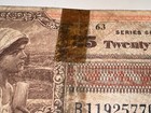 1963 25 Cent Us Military Payment Certificate    Series 661     Southeast Asia Design