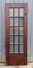 30 x83 x1 75 Antique Vintage Old Wood Exterior French Entry Door 15 Window Glass