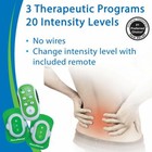 Wireless Tens Unit With Remote Control Tens Pain Relief Device Muscle Stimulator