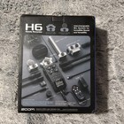 Zoom Portable All Black Digital Audio Recorder H6