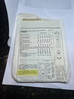 Vintage Mccall s Pattern 4499 Ladies Bikini Top   Pants Sz 6 B30 1 2 Complete