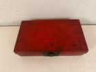 Vintage Possibly Antique Chinese Red Lacquered Wood Rectangular Box