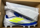 Unisex Size 12m 13w Silver blue yellow Adidas F50 Club Fg mg Messi Soccer Cleats