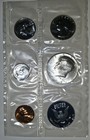 1965 Sms Set Original Envelope 40  Silver Kennedy Us Special Mint 5 Coins Ogp