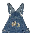 Disney Classics Seven Dwarfs Overalls Embroidered Denim Short Jumper Vintage