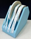 3d Printed Double Sided Tape Dispenser Crafting Tear Tape Holder Light Blue