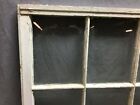 1 Antique Large 8 Lite Window Sash 27  X 40  Shabby White Old Chic Vtg  441-25b