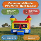 Commercial Inflatable Bounce House Rainbow Toddler Kids Jumper Castle No Blower