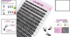 Lightweight 40d Faux Mink Eyelash Clusters - Humidity Resistant   Cruelty-free