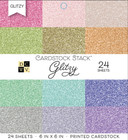 Dcwv      Mat Stack - Dcwv - 6 X 6 - Glitzy Glitter Cardstock  24 Sh  Ps-005-00568